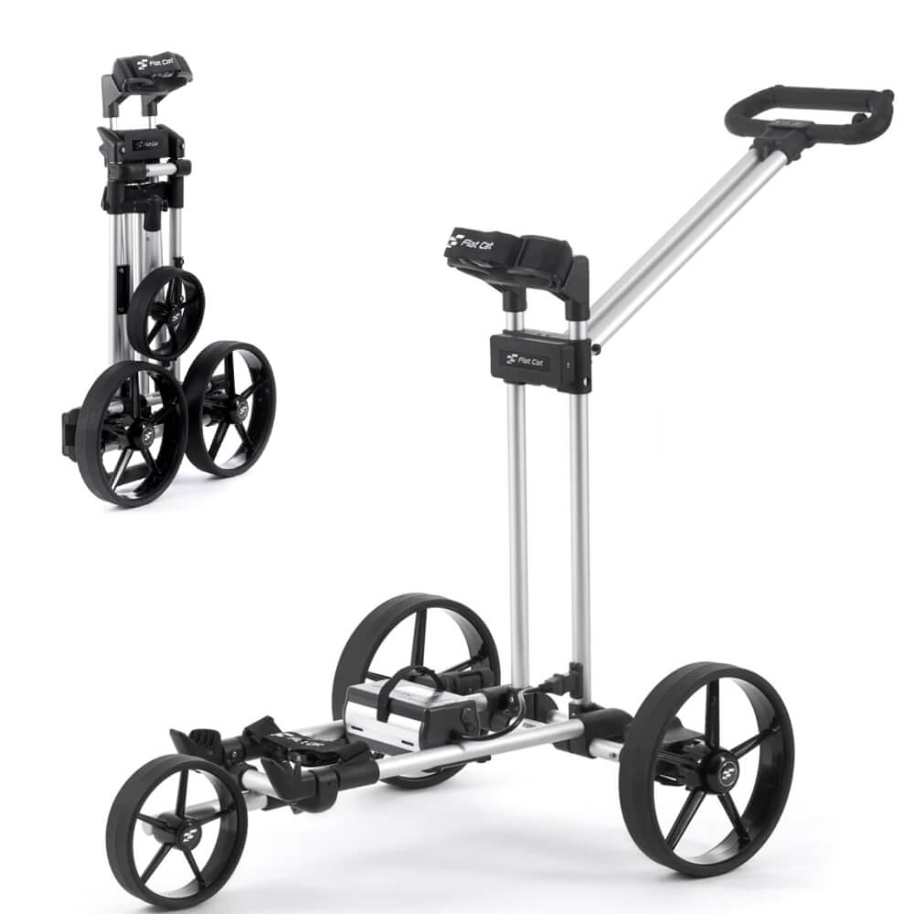 FlatCat Gear-2 Elektrische Golftrolley Zilver