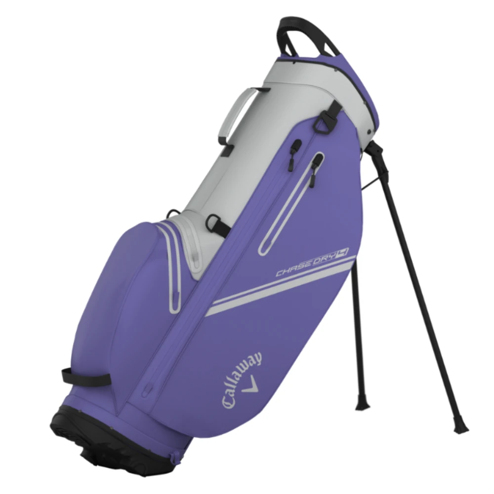 Callaway Chase Dry Waterproof Stand Bag 2026 - Zilver Paars