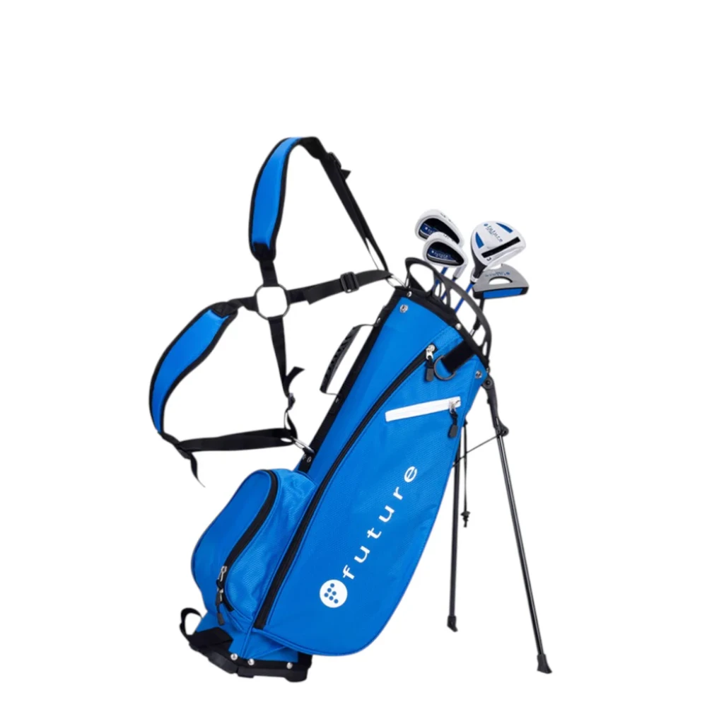 FastFold Future Junior Golf Set 2026 Stand Bag 10-12 Jaar Blauw