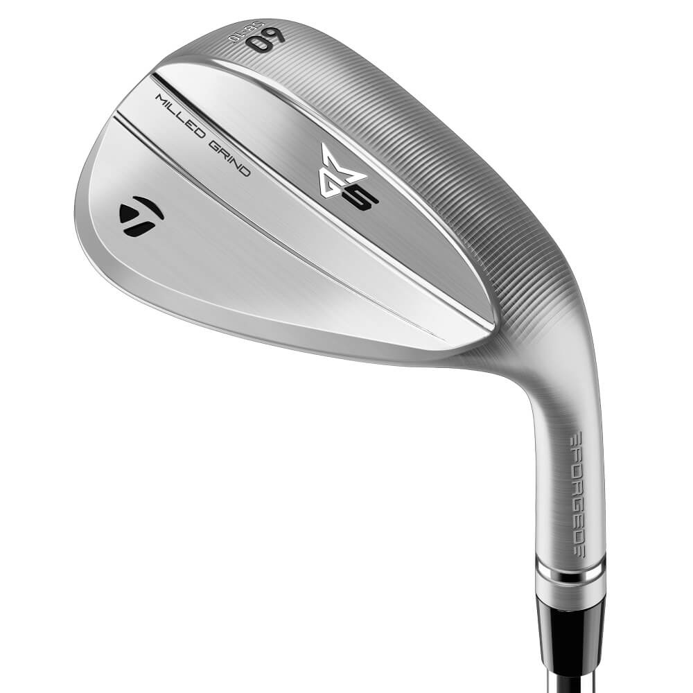 TaylorMade Milled Grind 5 Wedge 2025 Steel Shaft Chrome