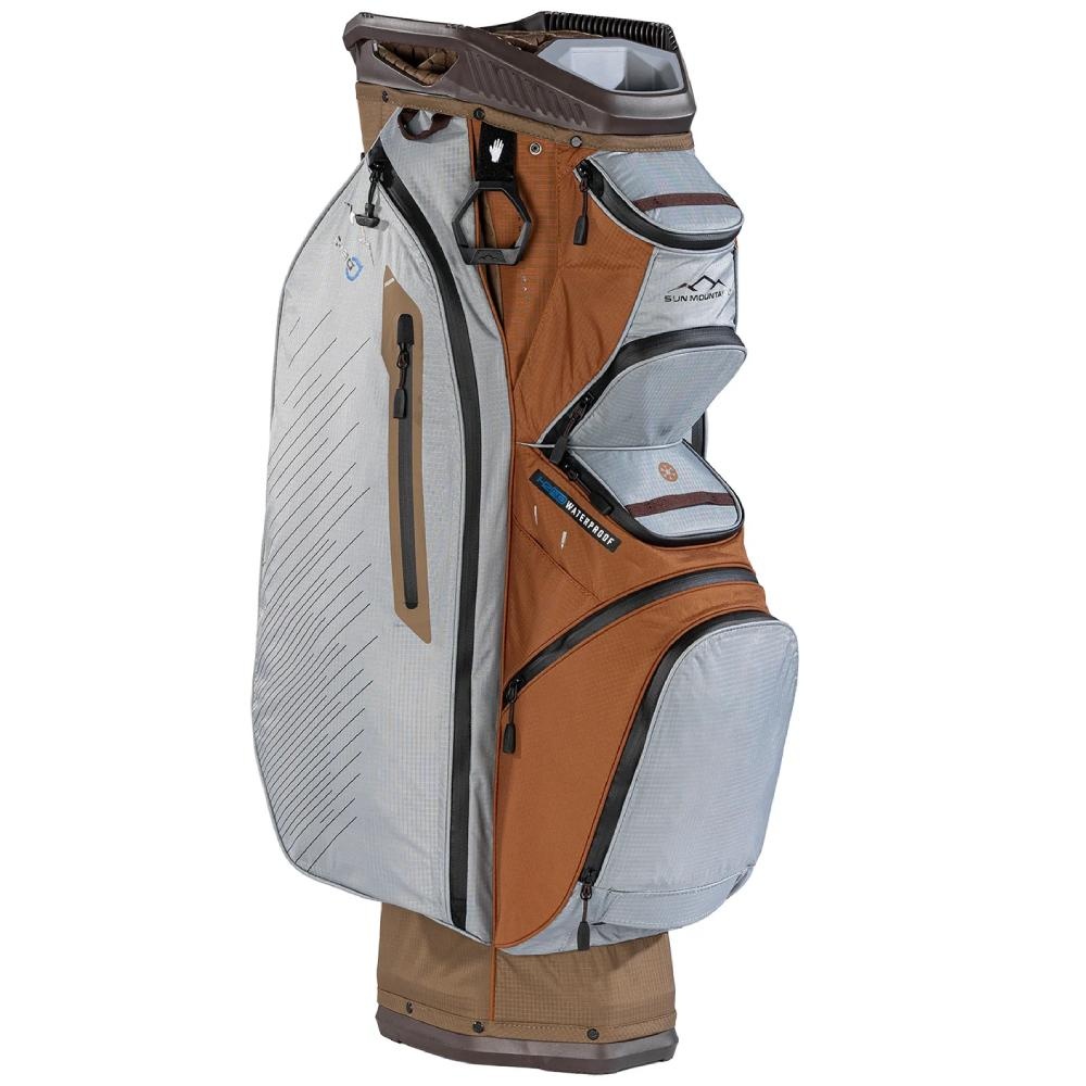 Sun Mountain C130 H2NO Cartbag H2NO Waterdicht Leer Schaduw Otter