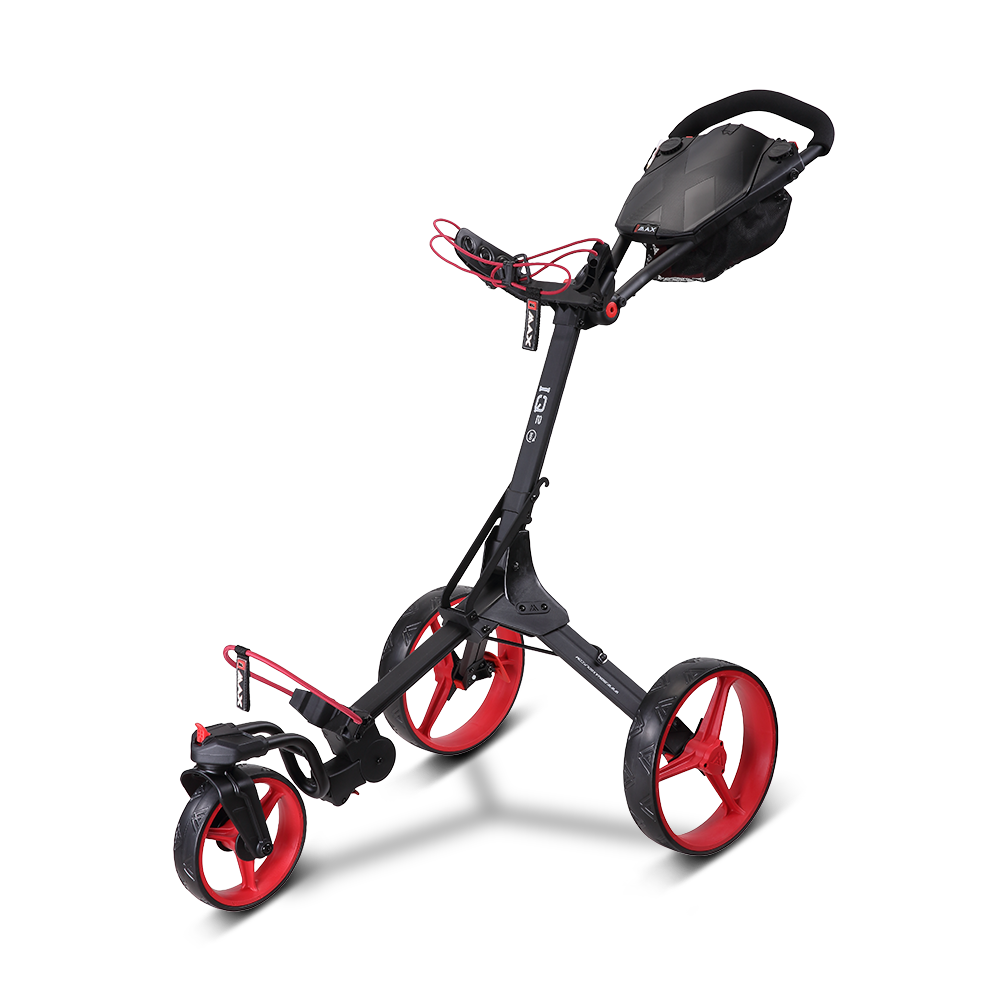 Big Max IQ² 360 Golftrolley – Zwart / Rood
