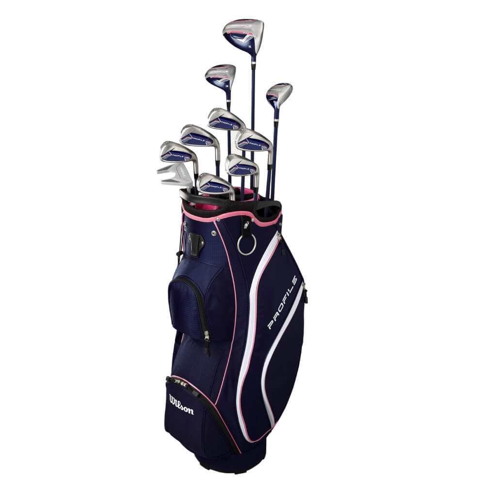 Wilson Profile 2025 Ladies Golfset 13-delig Cart Bag Graphite