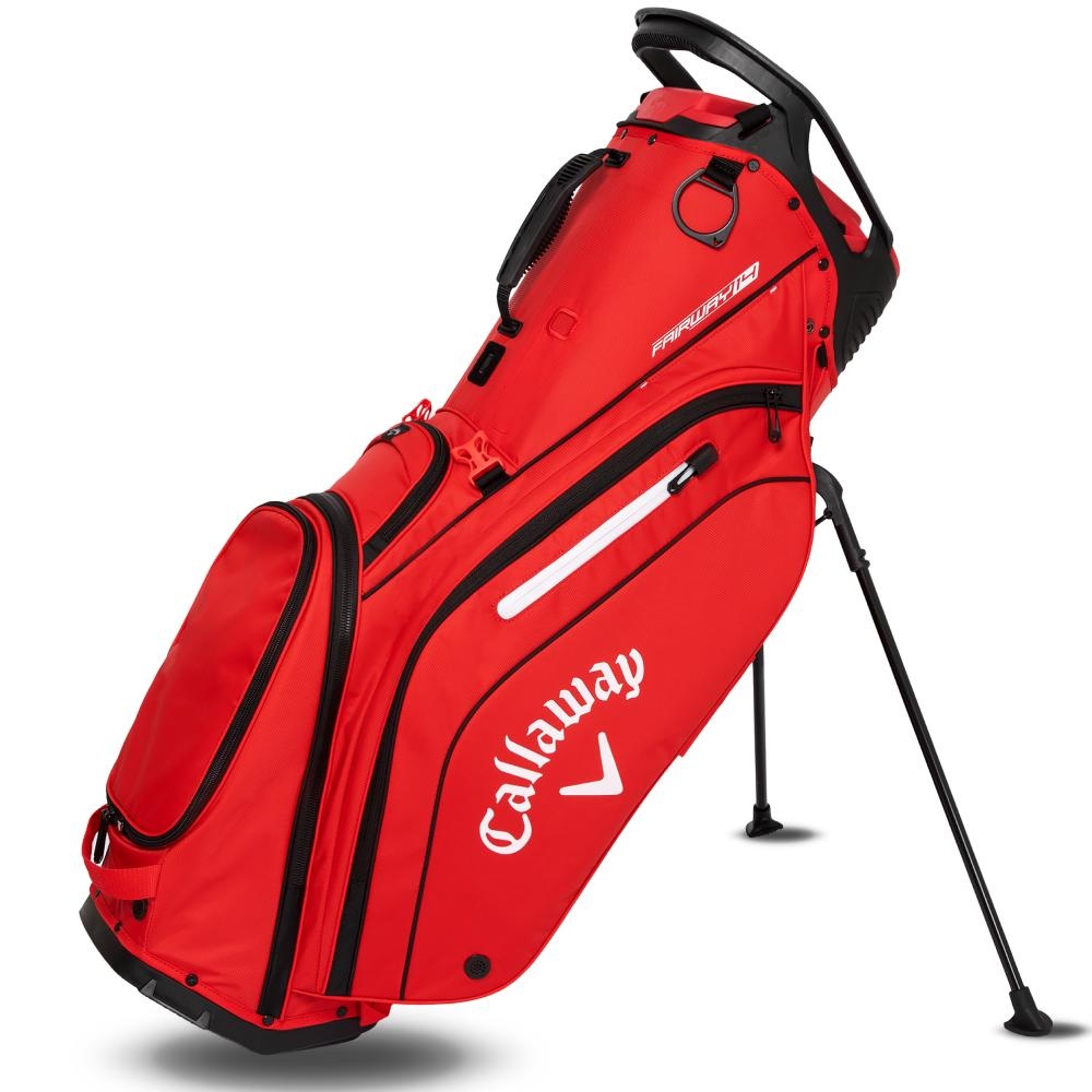 Callaway Fairway 14 Stand Bag 2025 Fire Red Black White