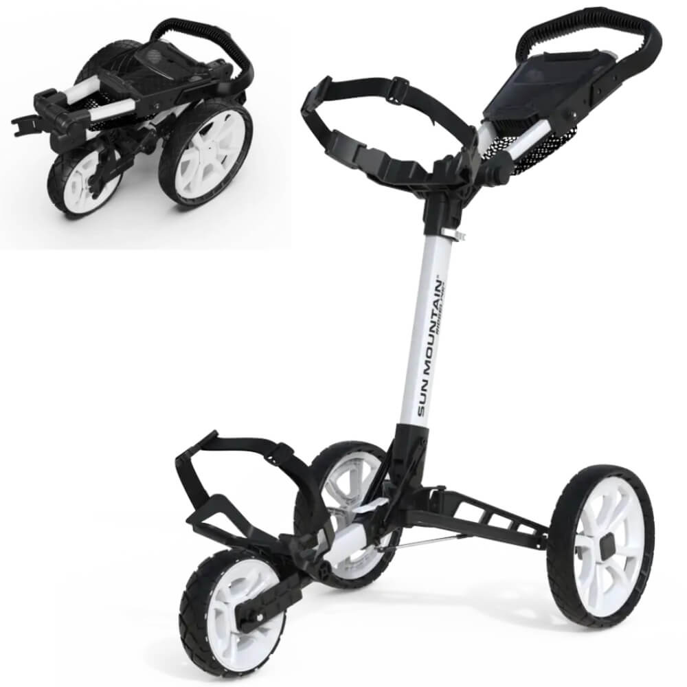 Sun Mountain Ridgeline 3 Golf Trolley 2024 Wit