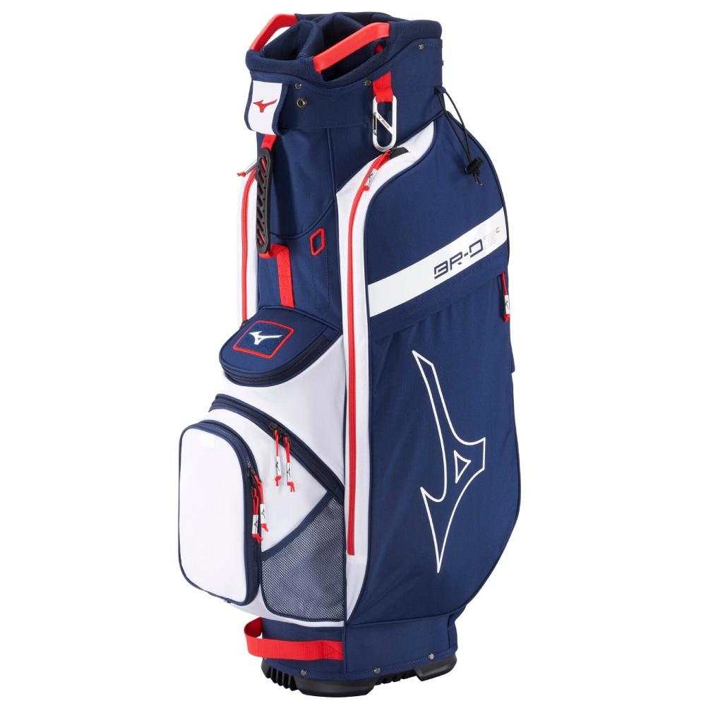 Mizuno BR-D3C Cart Bag 2025 - Navy Red
