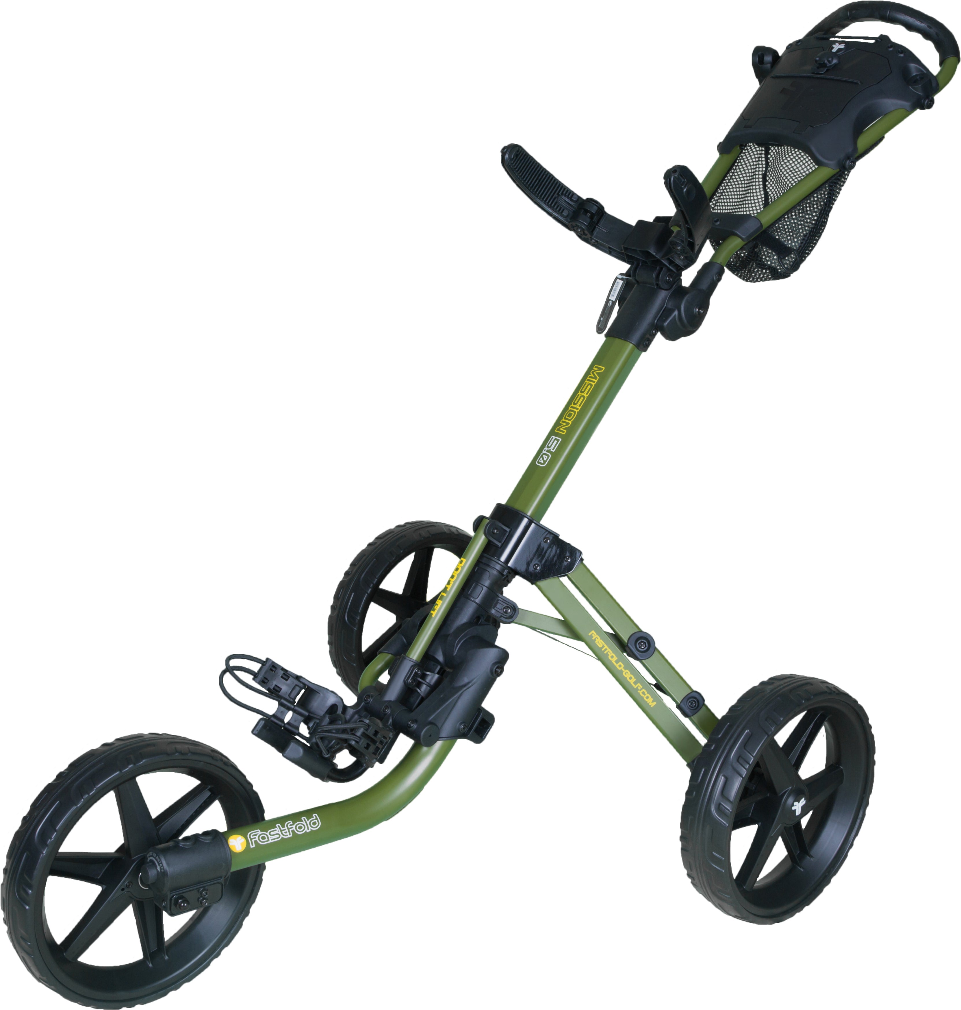FastFold Mission 5.0 Golftrolley – Wit / Zwart