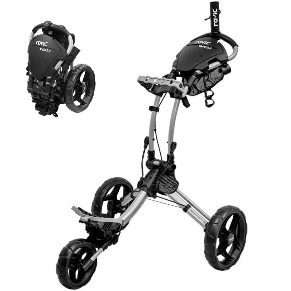 Rovic RV-1C 2.0 Golftrolley Zilver Zwart