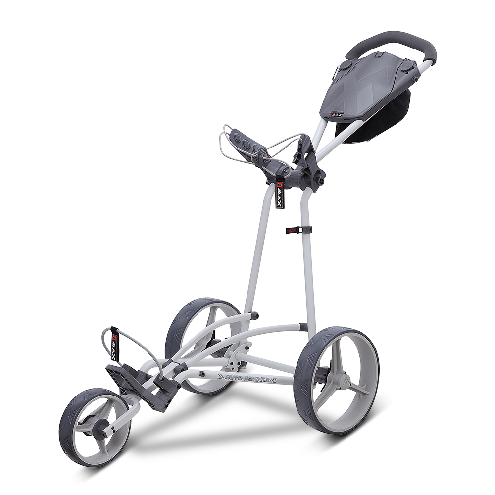 Big Max Autofold X2 Golftrolley – Wit