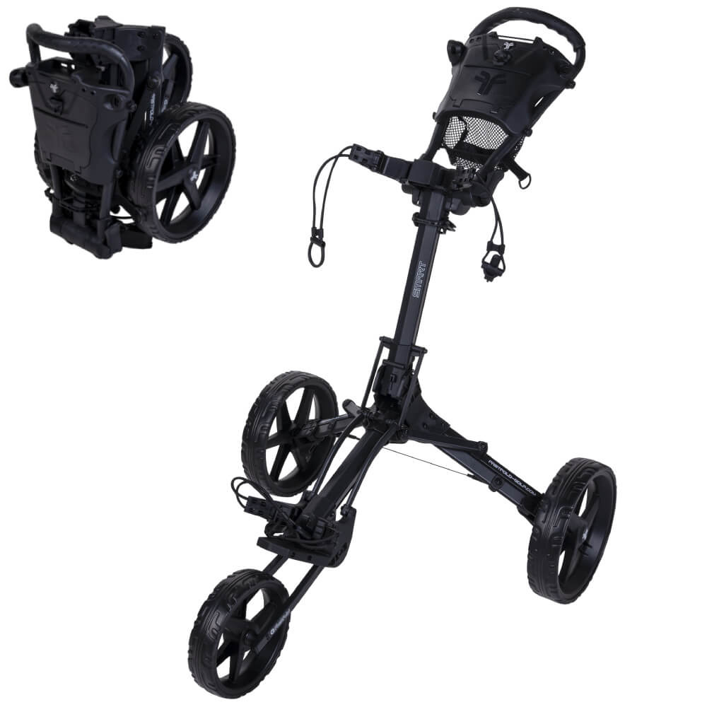 FastFold Smart Golf Trolley 2025 Zwart 3-wiel